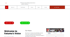 Desktop Screenshot of fatumasvoice.org